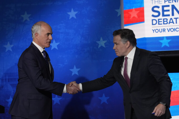 McCormick and Casey disagree on abortion, guns and energy in their last